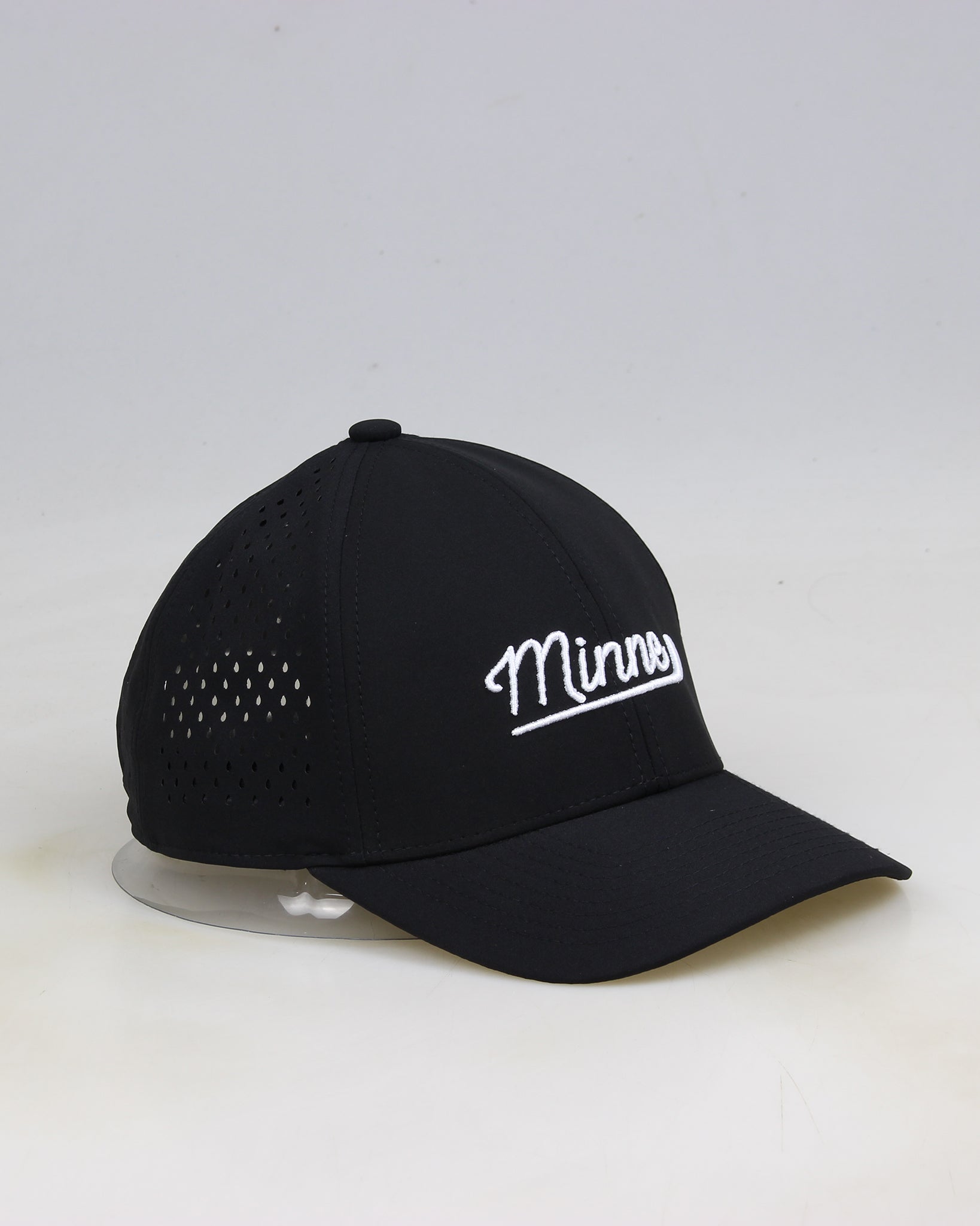 Minne 5 Panel Structured Pre Curve Hockey Black