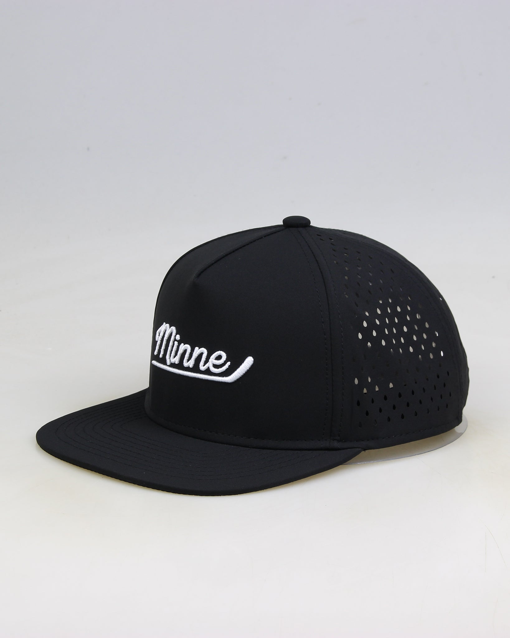 Minne 5 Panel Structured Hockey Black